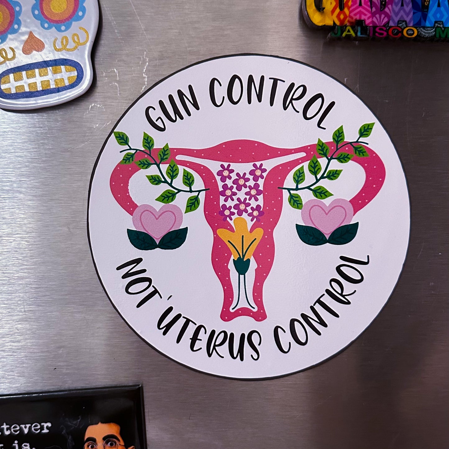 Gun Control Not Uterus Control Sticker