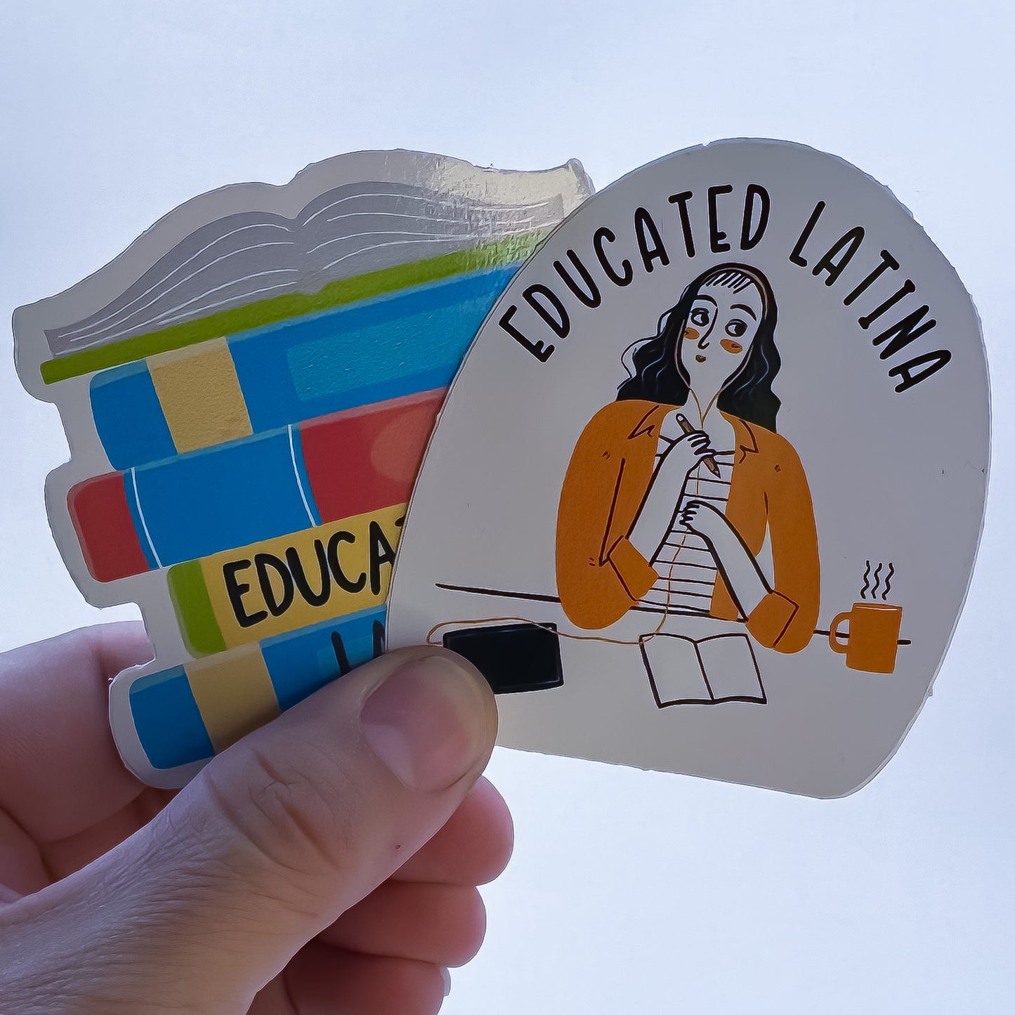 Educated Latina Stickers