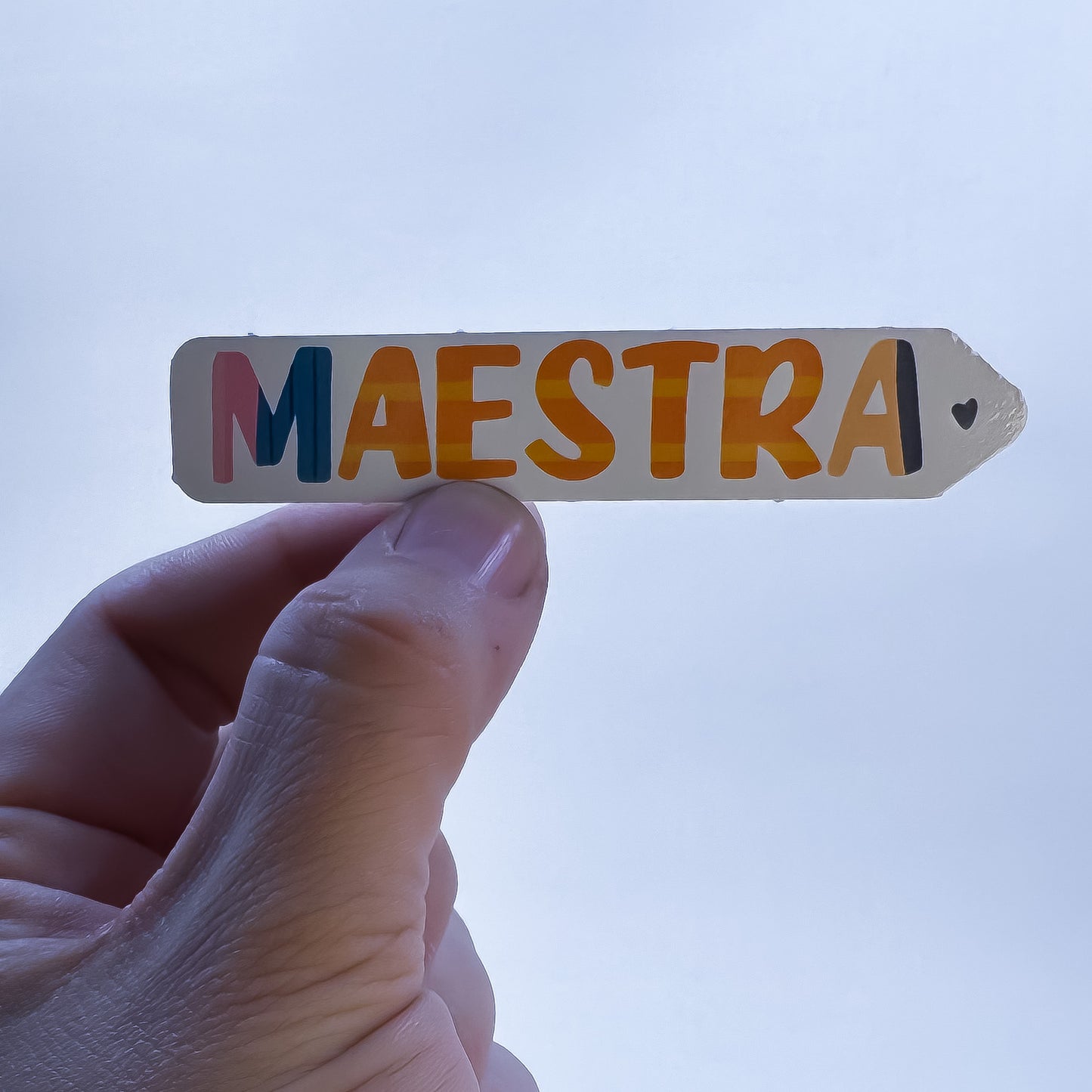 Maestra Sticker and Bumper Sticker