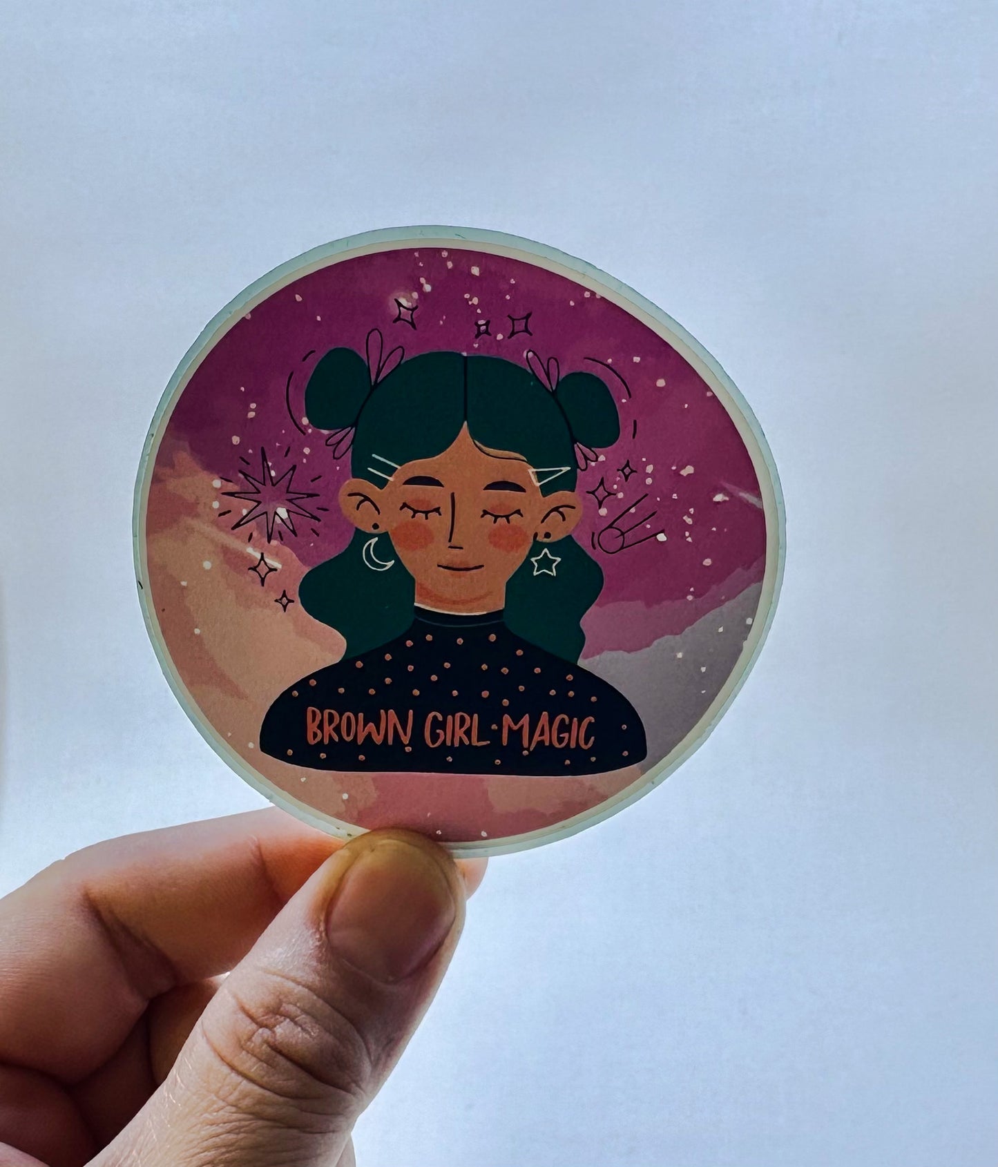 Brown Girl Magic Sticker
