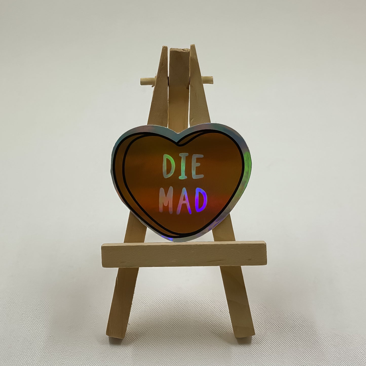 Die Mad Candy Heart Sticker