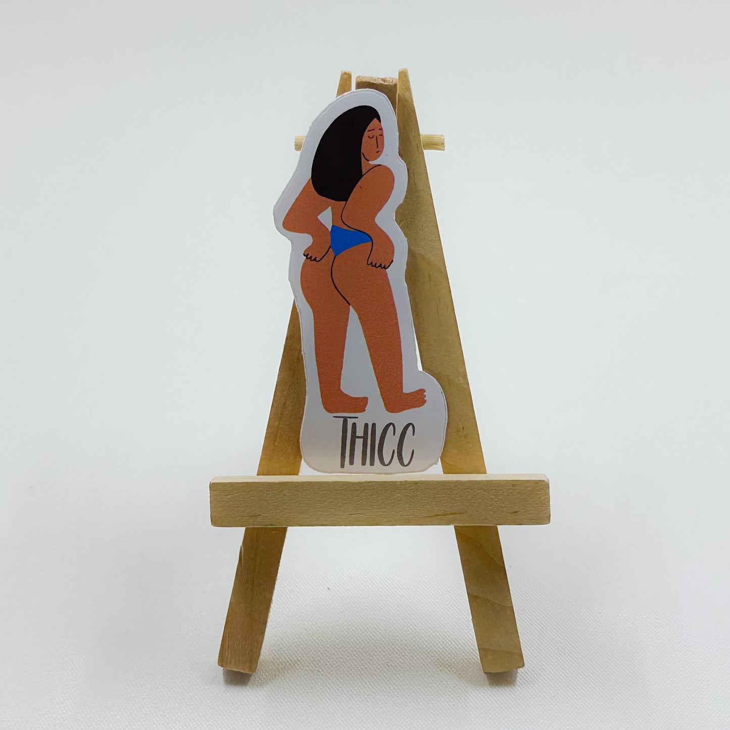 Thicc Woman Sticker