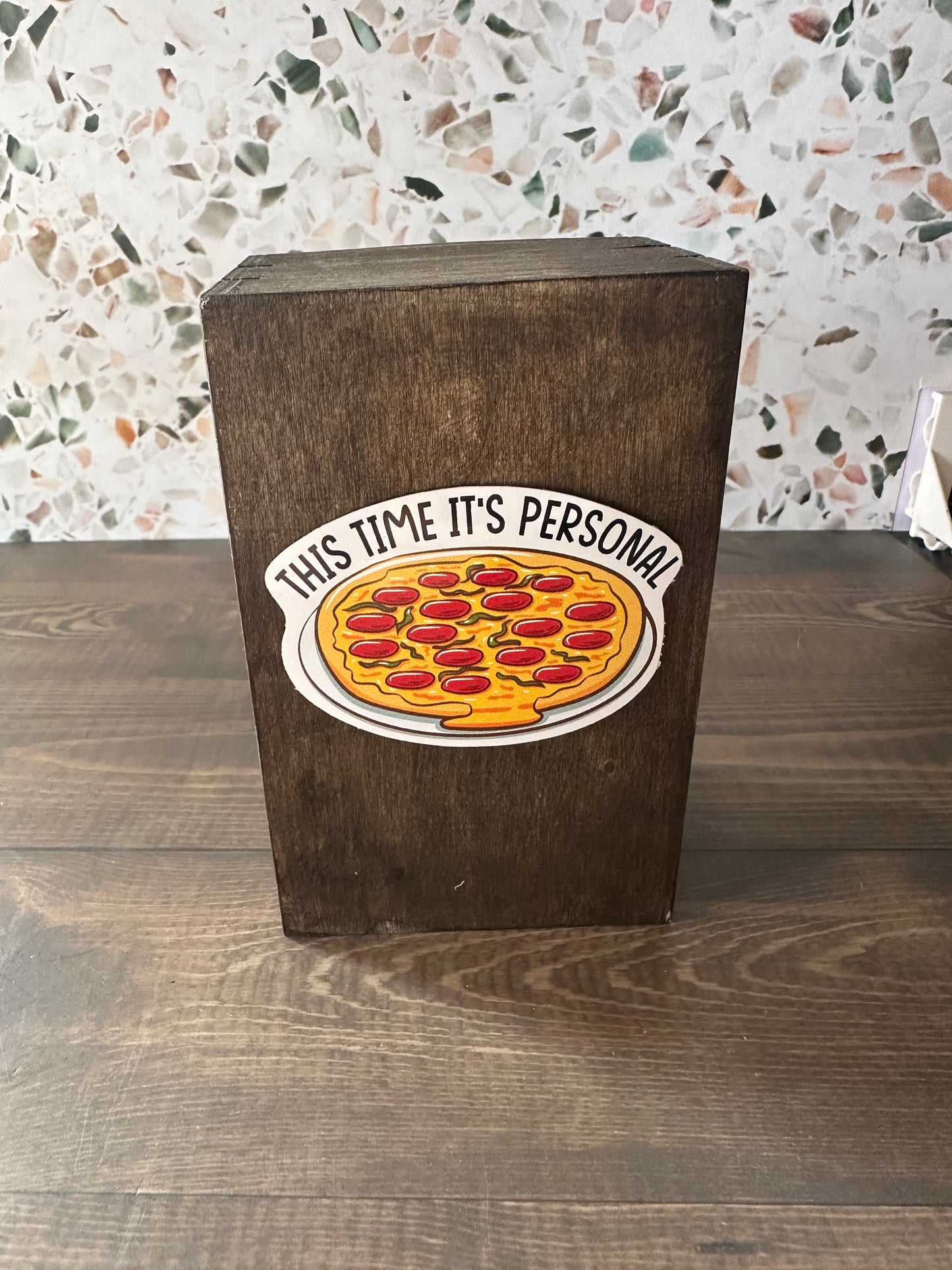 This Time it's Personal (Pizza) Sticker