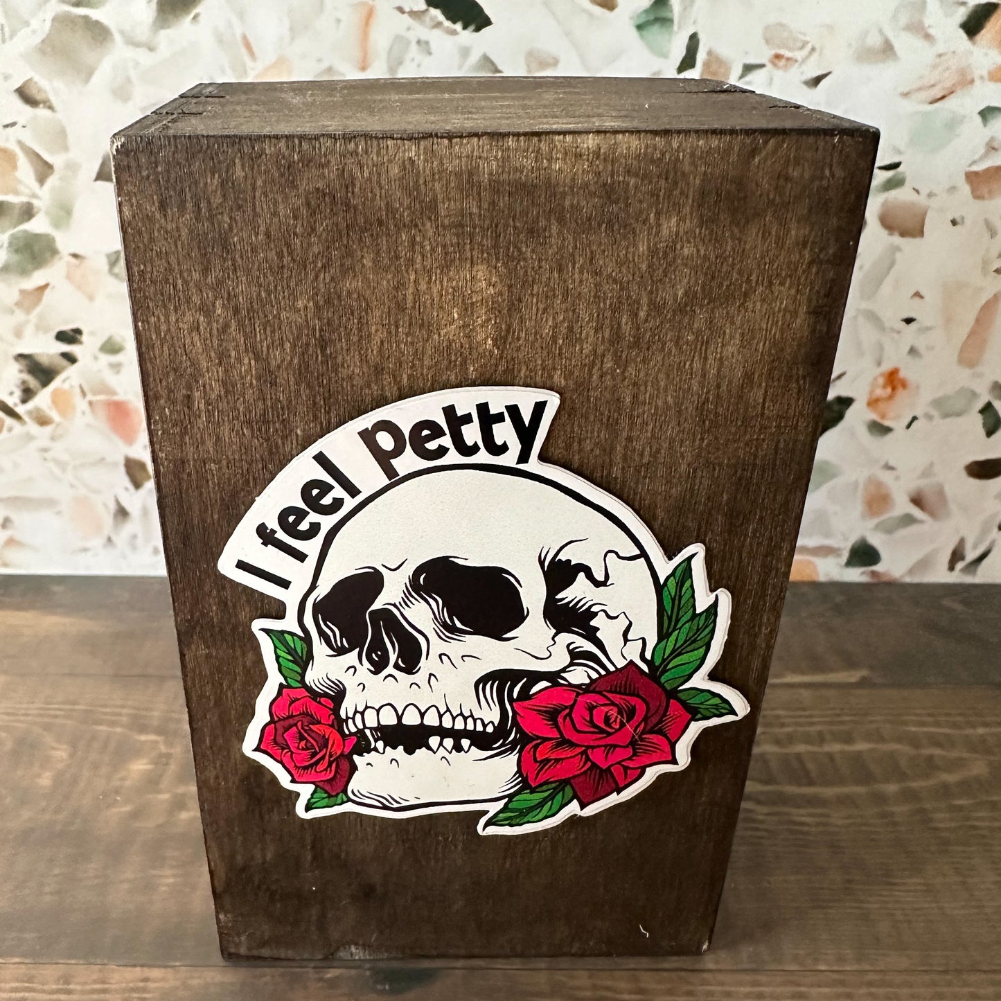 I feel Petty Skull Sticker