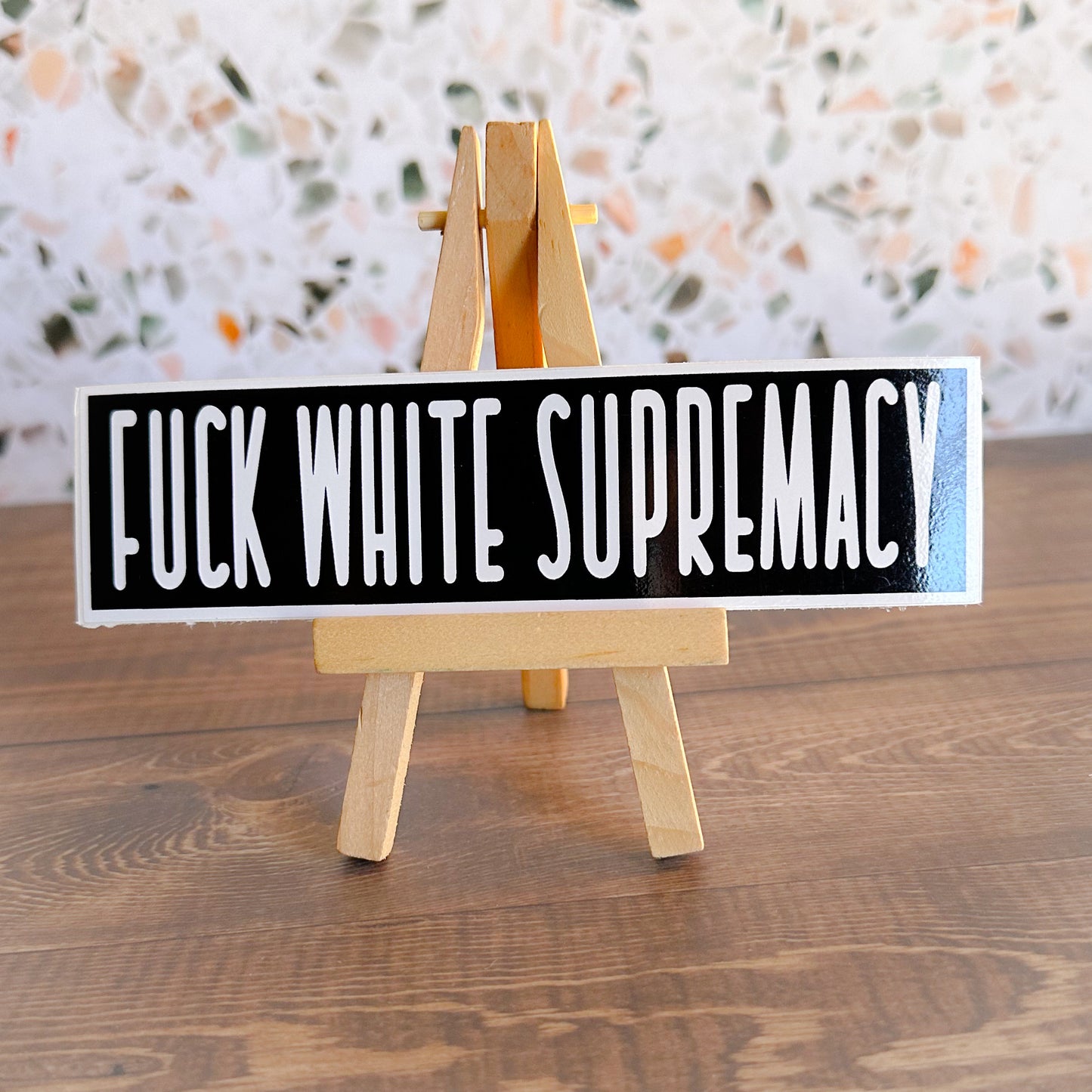 Fuck White Supremacy Sticker