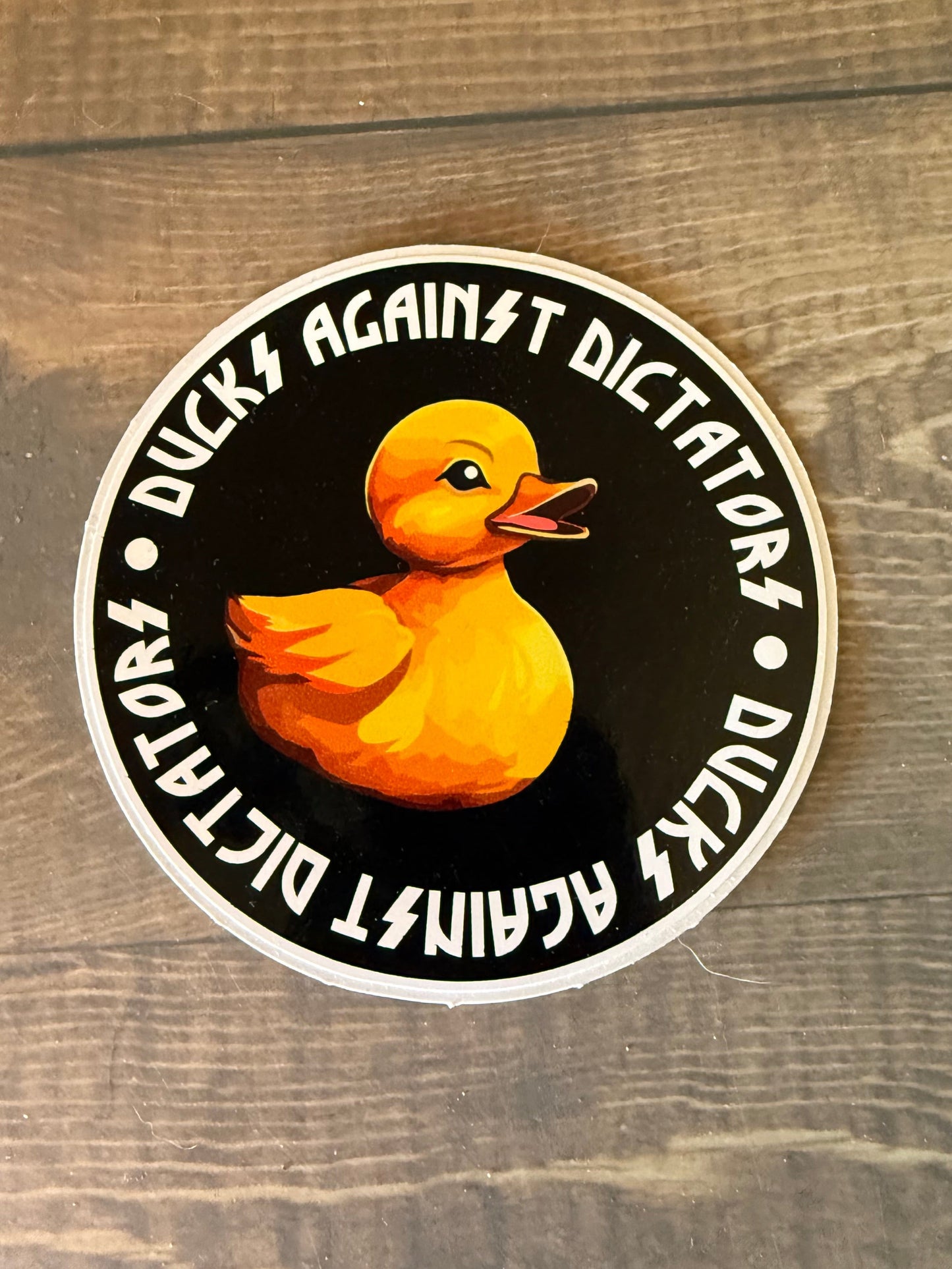 Ducks Against Dictators Sticker