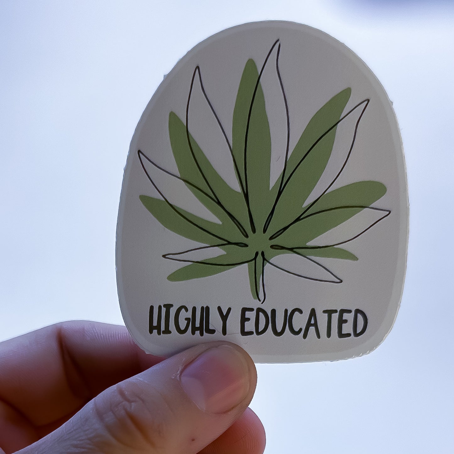 Highly Educated Sticker