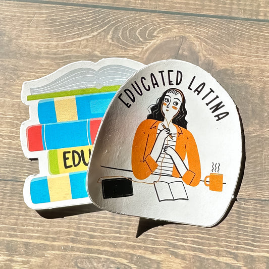 Educated Latina Stickers
