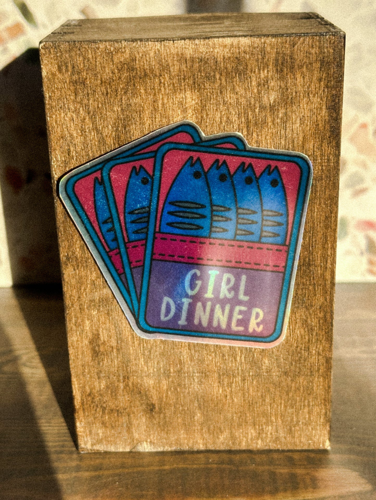 Girl Dinner Sardines Sticker