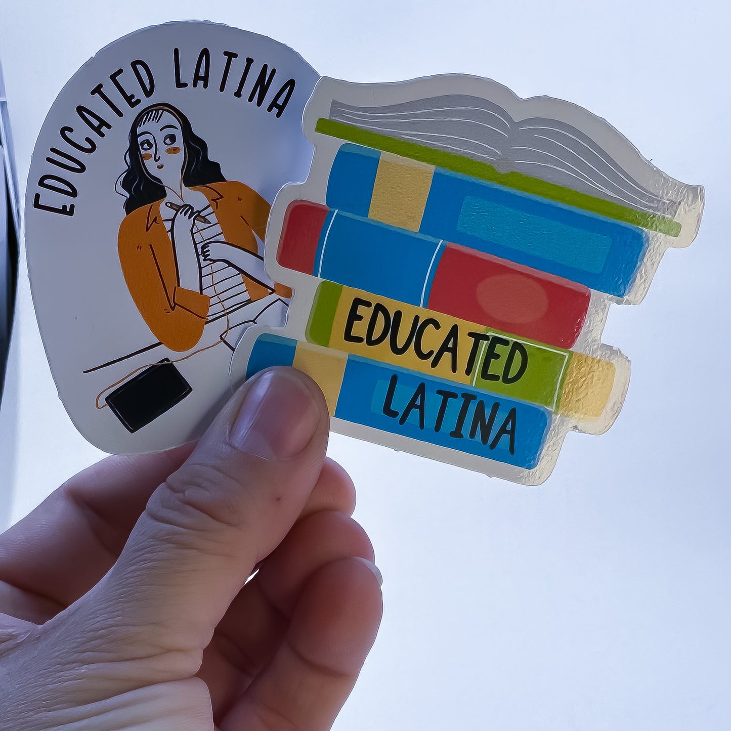 Educated Latina Stickers