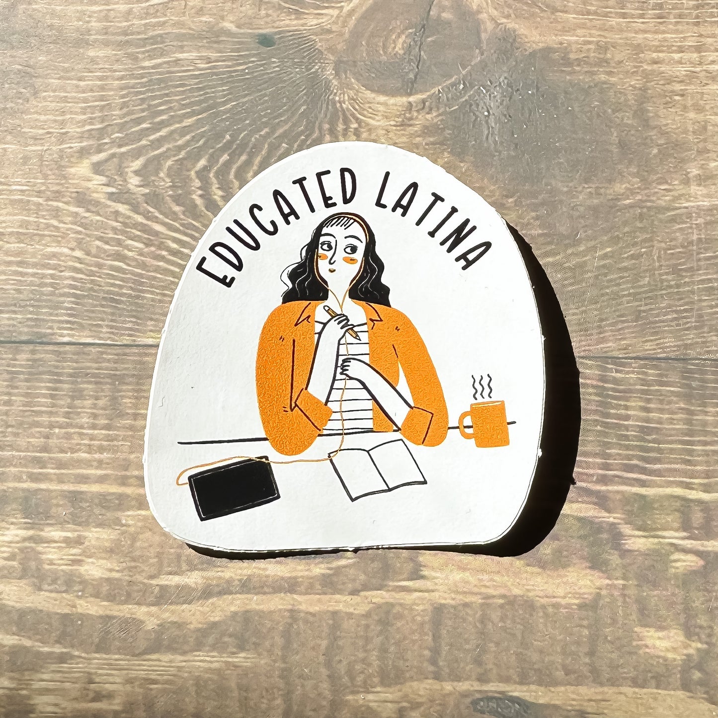 Educated Latina Stickers
