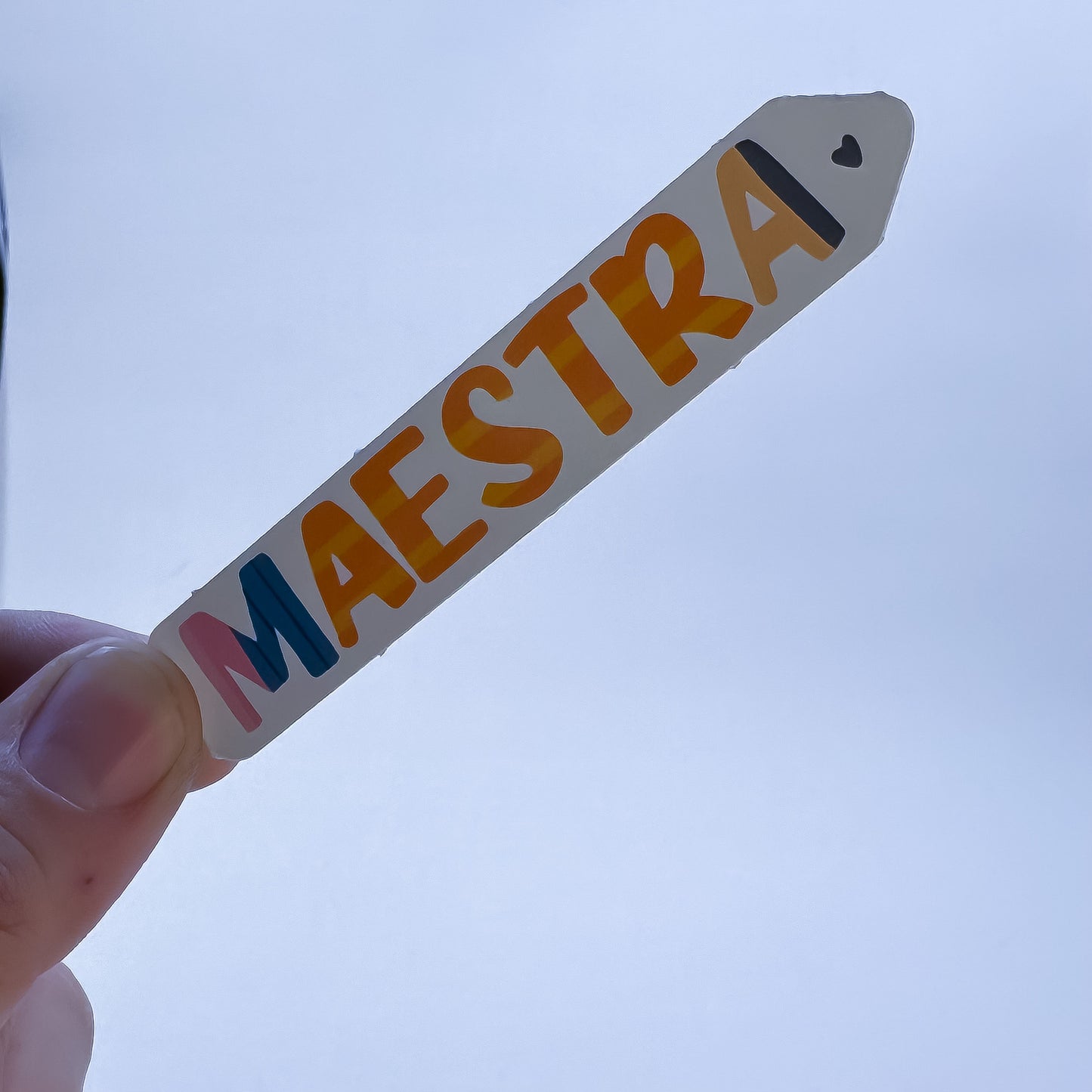 Maestra Sticker and Bumper Sticker