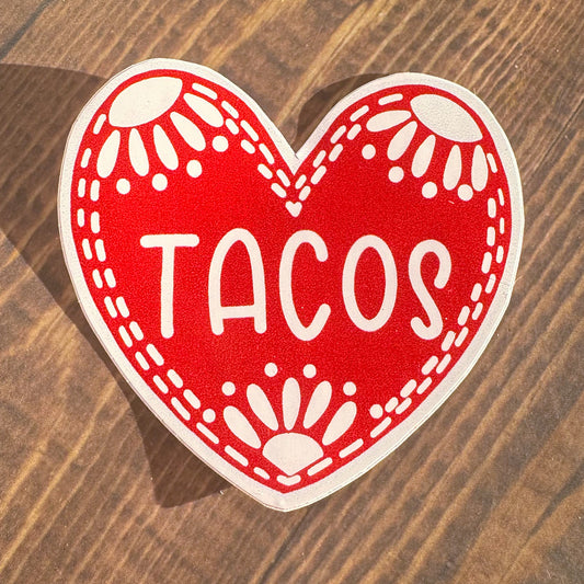 Taco Heart Sticker