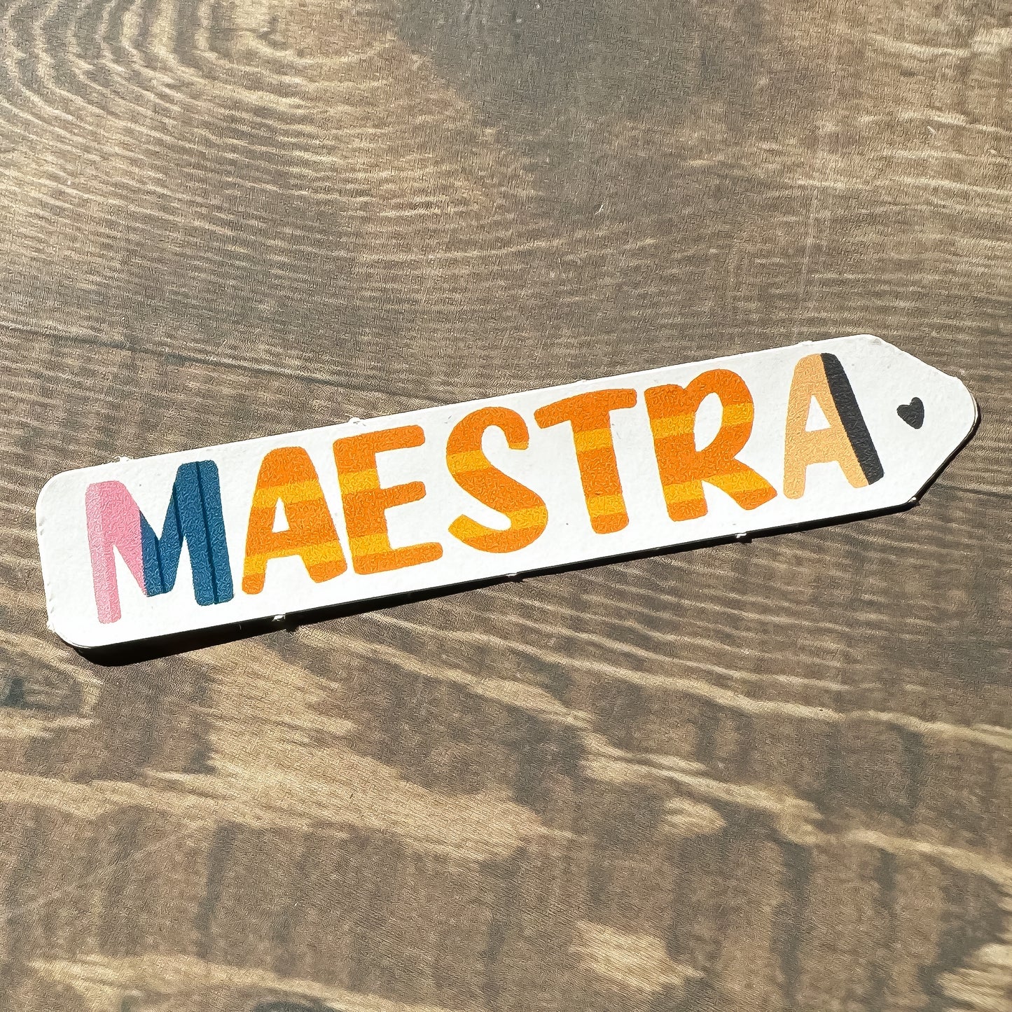 Maestra Sticker and Bumper Sticker