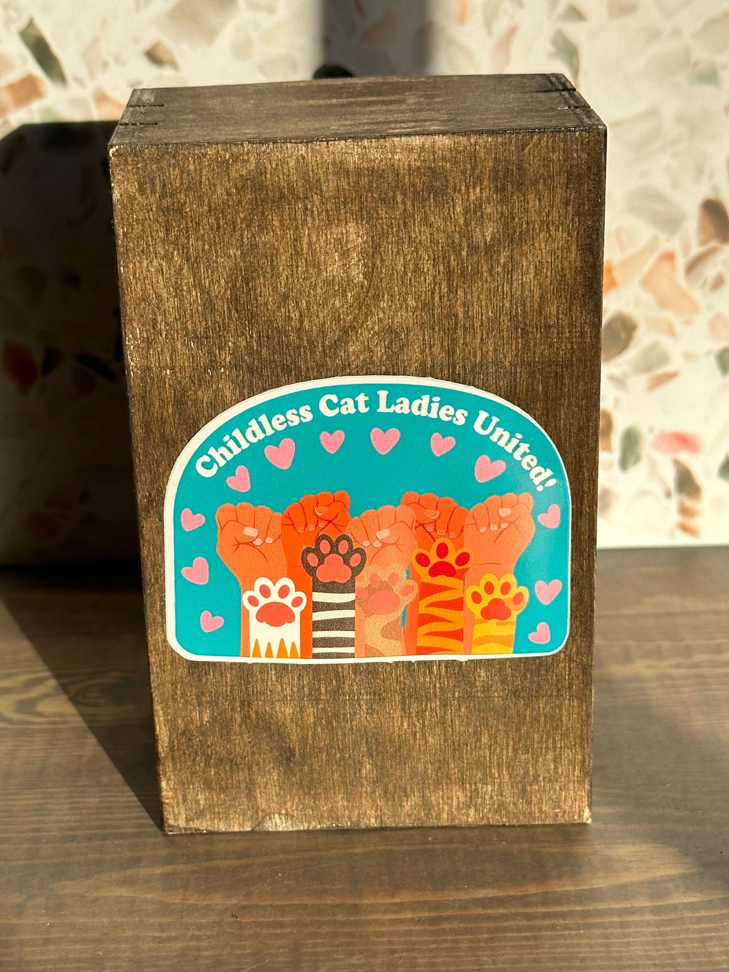 Childless Cat Ladies United! Sticker