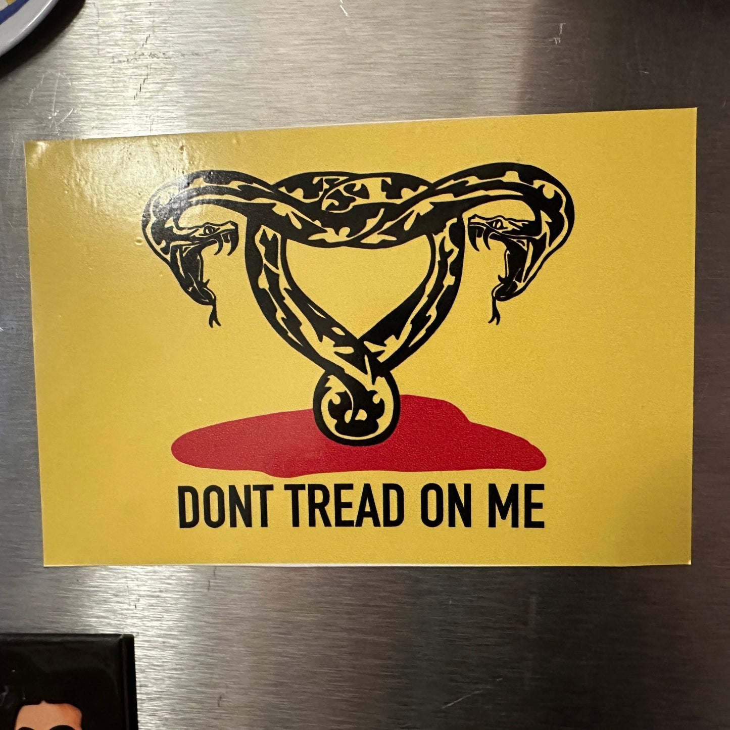 Dont Tread on Me Sticker and Bumper Sticker