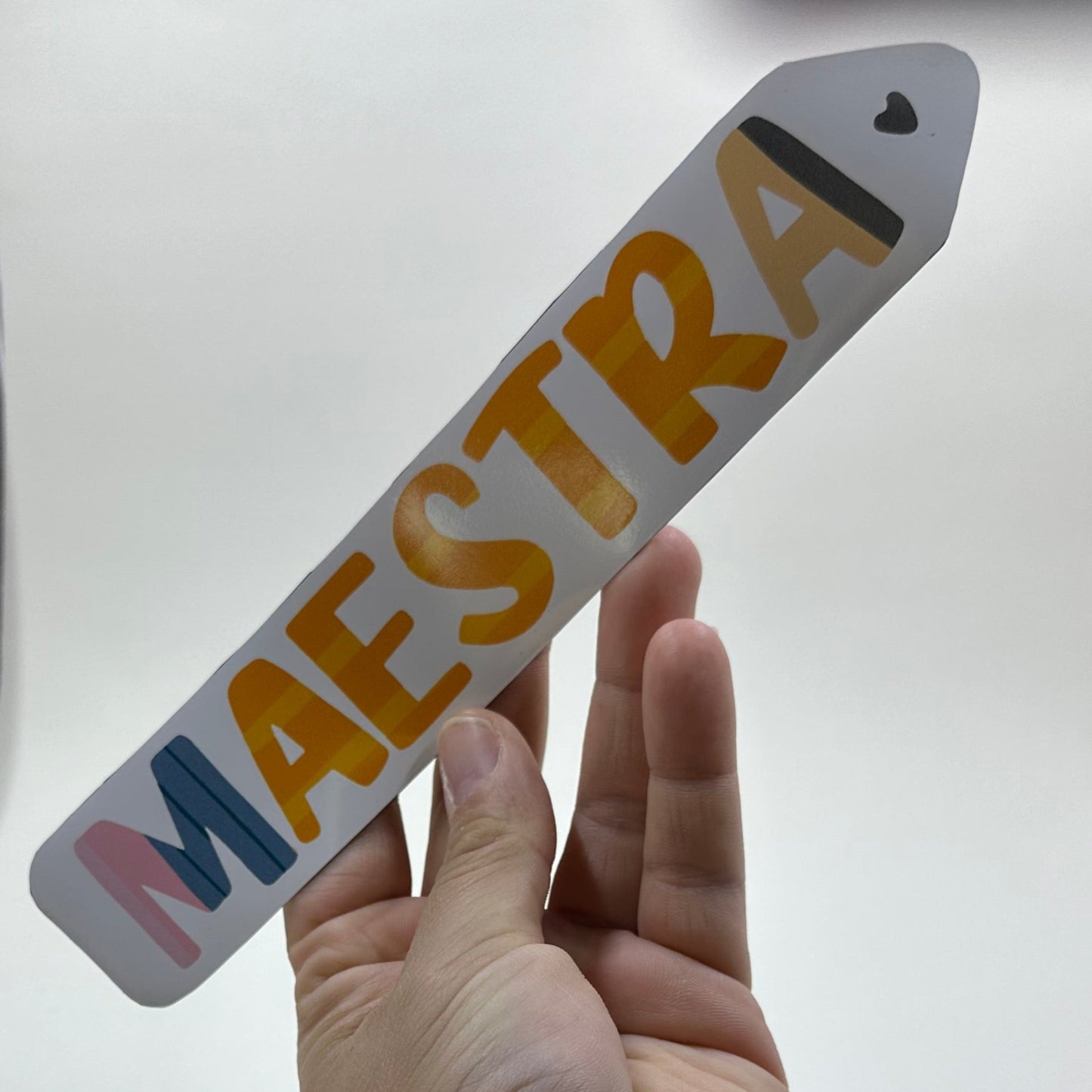 Maestra Sticker and Bumper Sticker