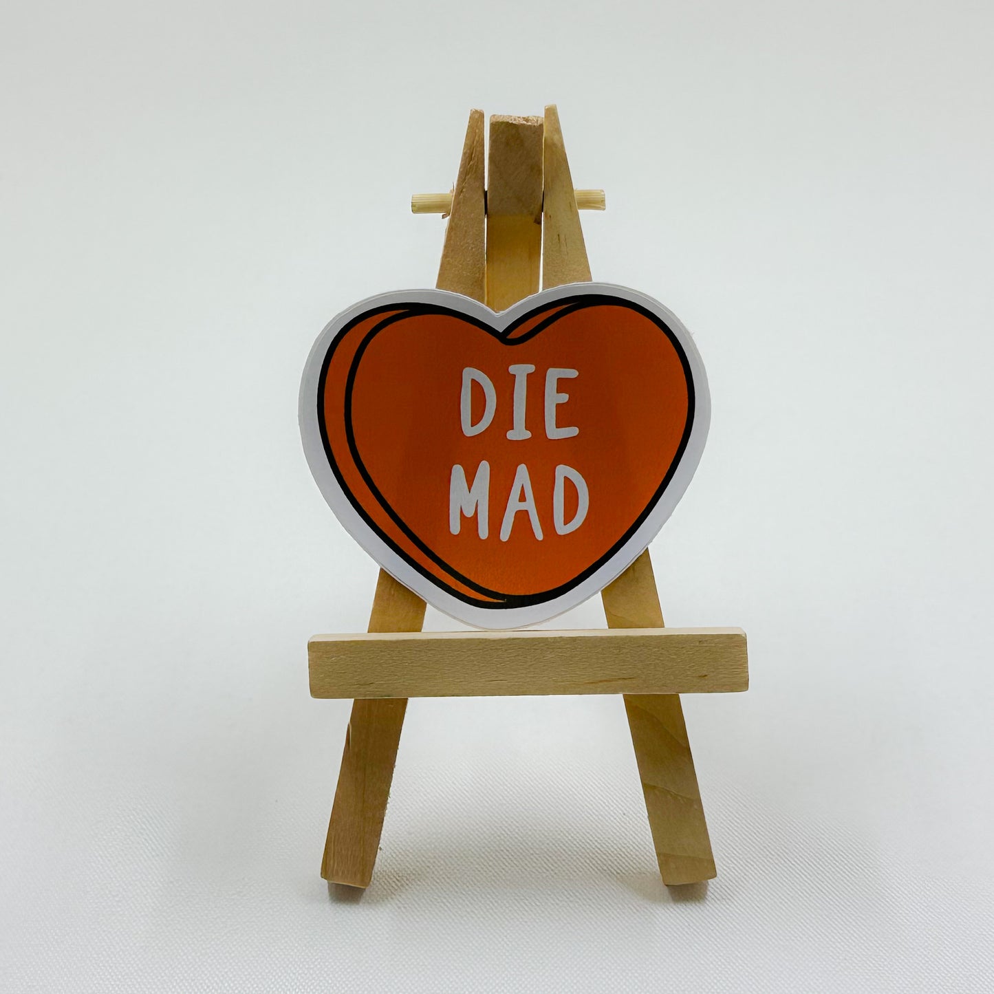 Die Mad Candy Heart Sticker