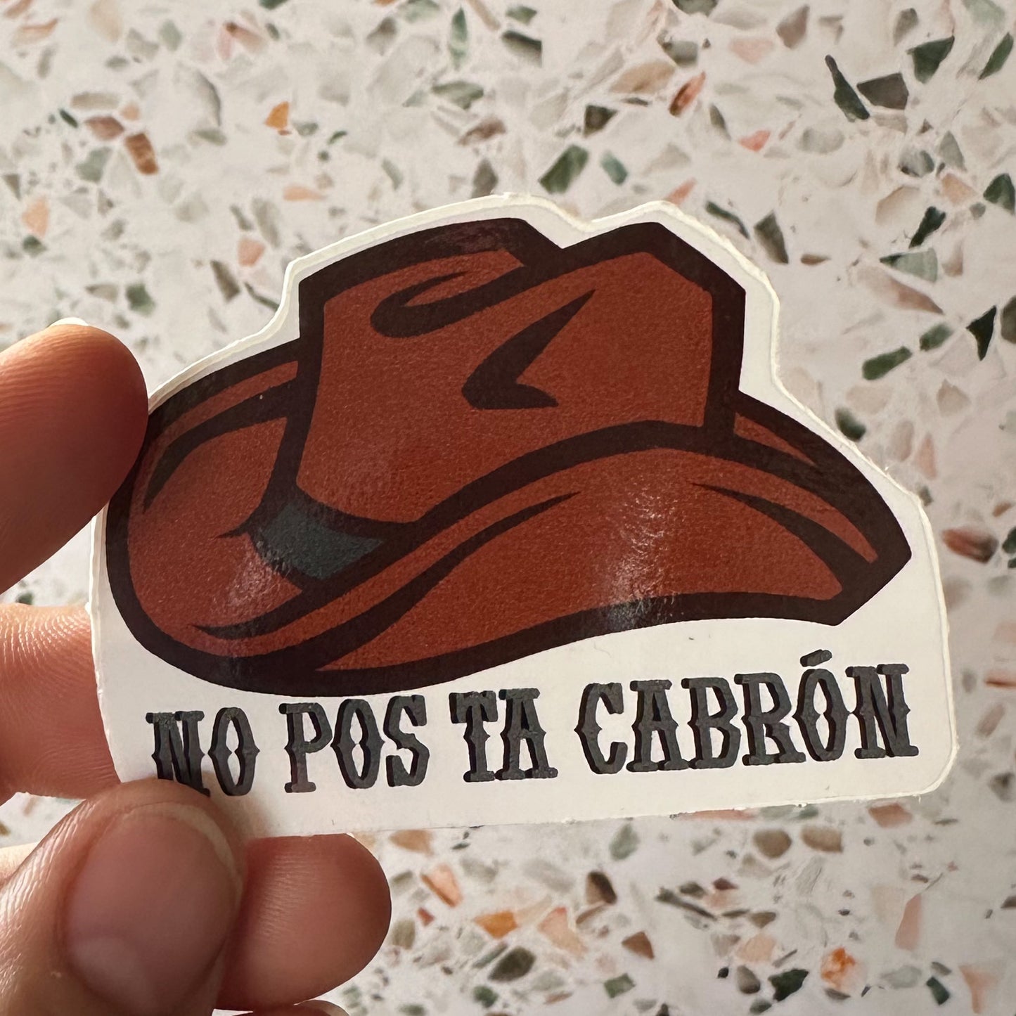 No pos tá cabrón Sticker