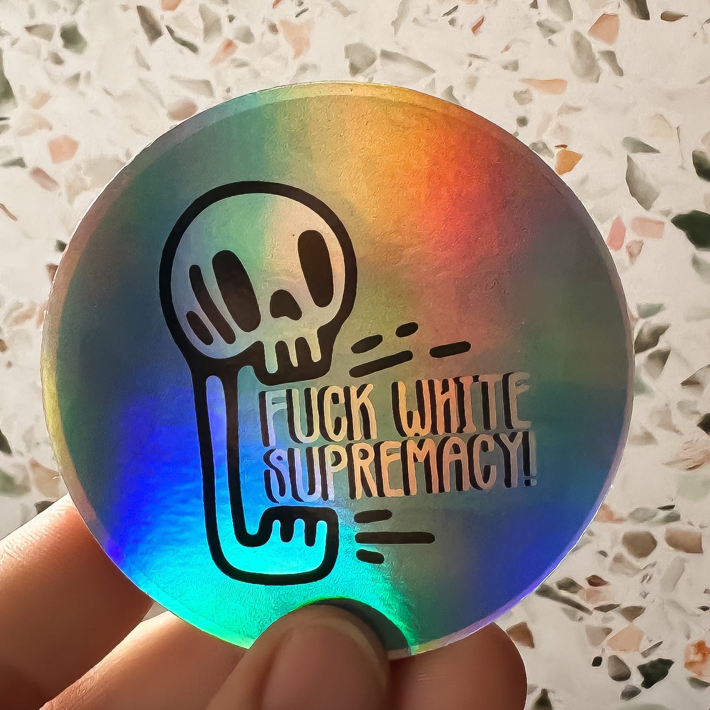 Fuck White Supremacy Sticker