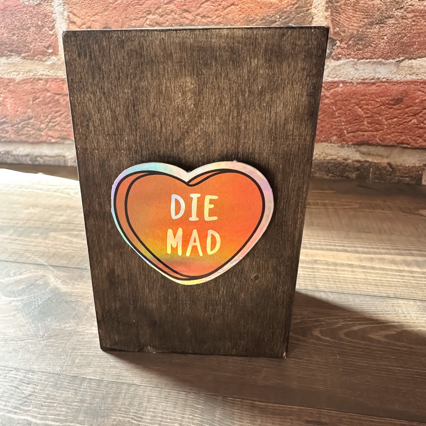 Die Mad Candy Heart Sticker