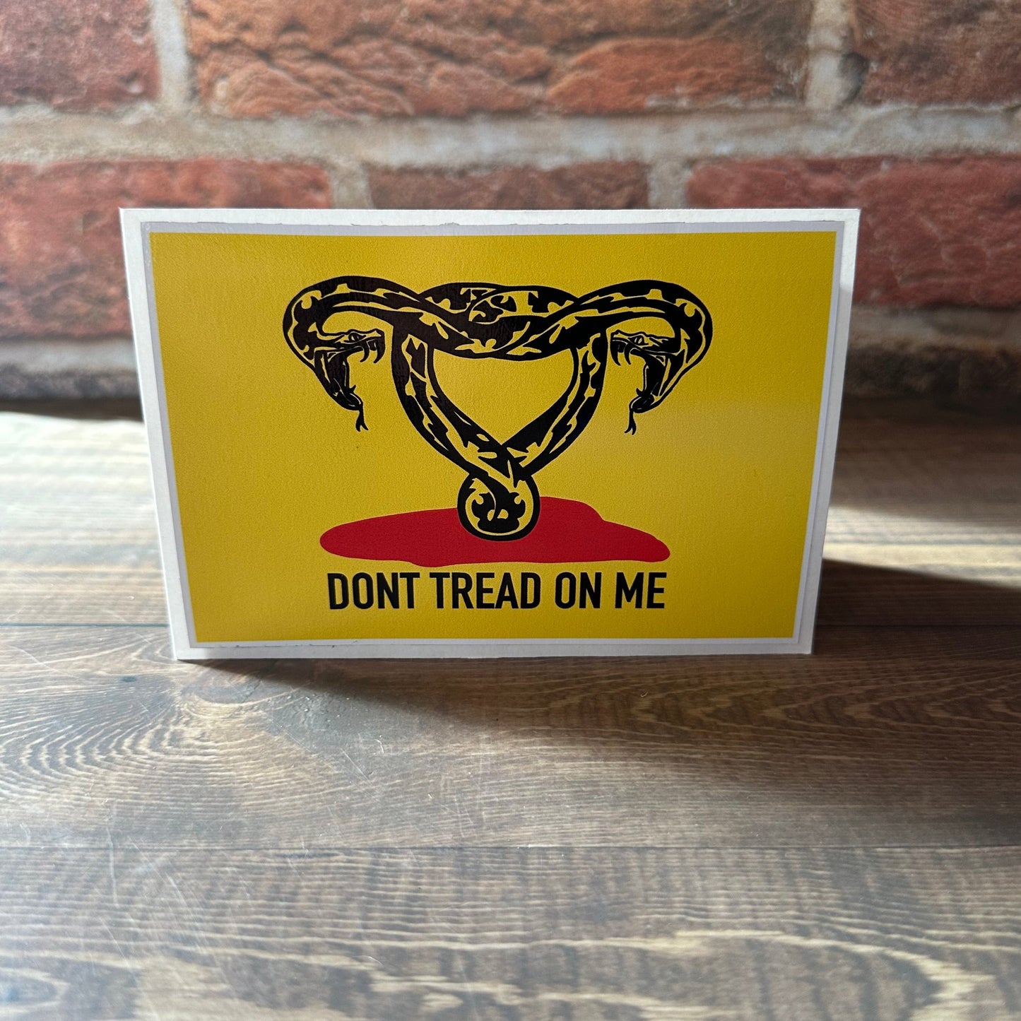 Dont Tread on Me Sticker and Bumper Sticker