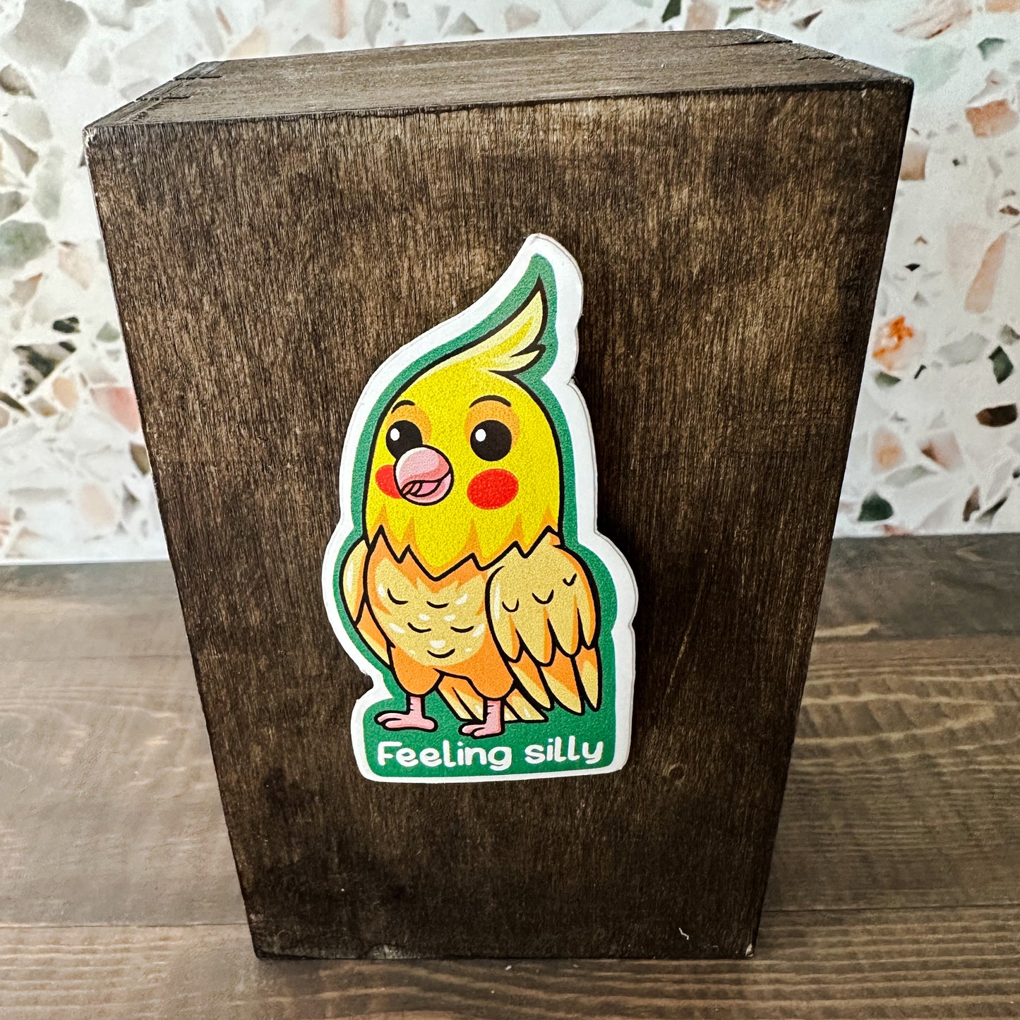I Feel Silly Bird Sticker
