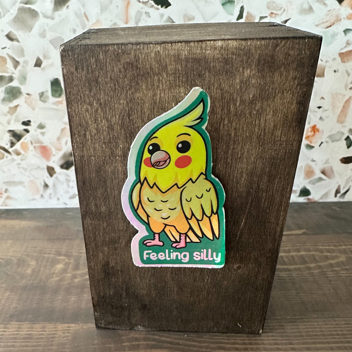 I Feel Silly Bird Sticker
