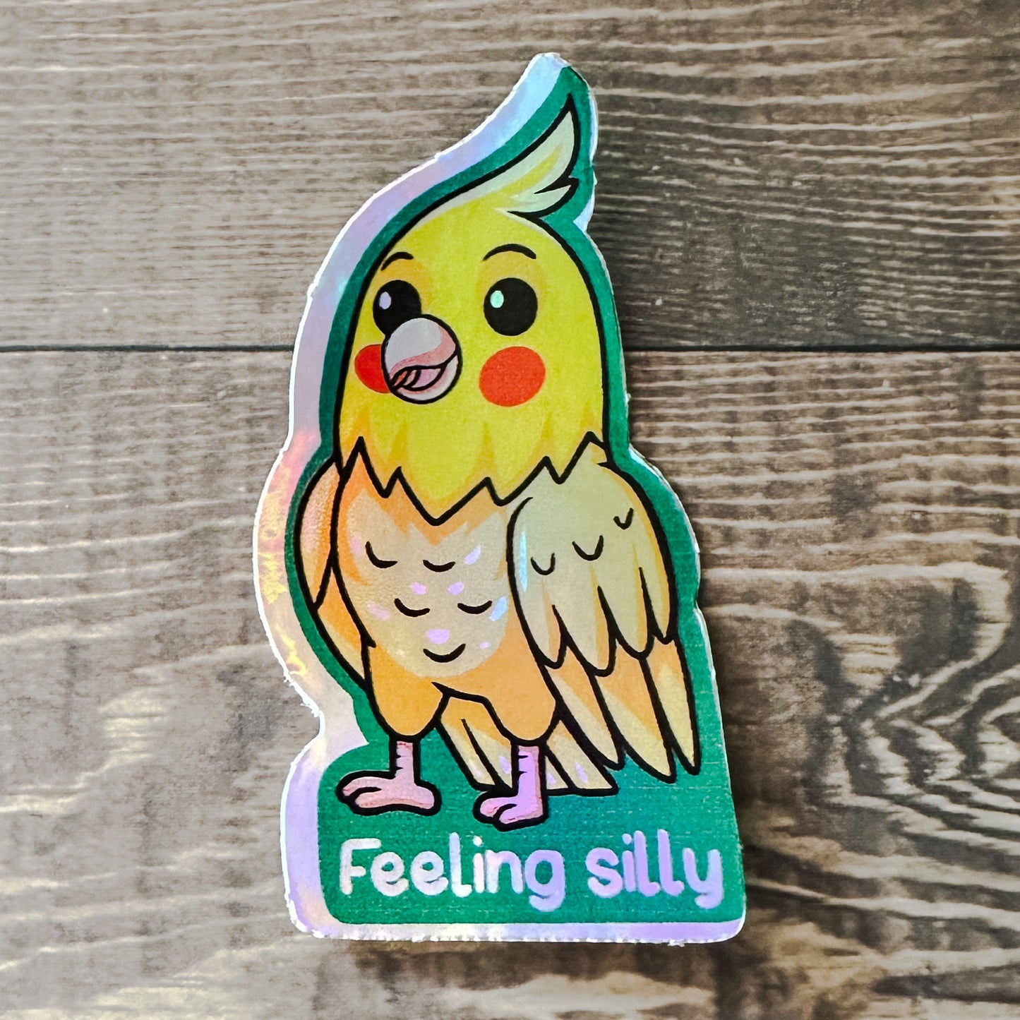 I Feel Silly Bird Sticker
