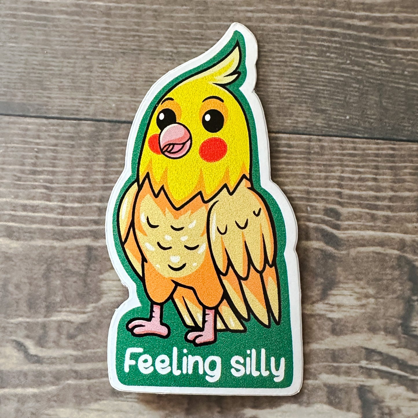 I Feel Silly Bird Sticker