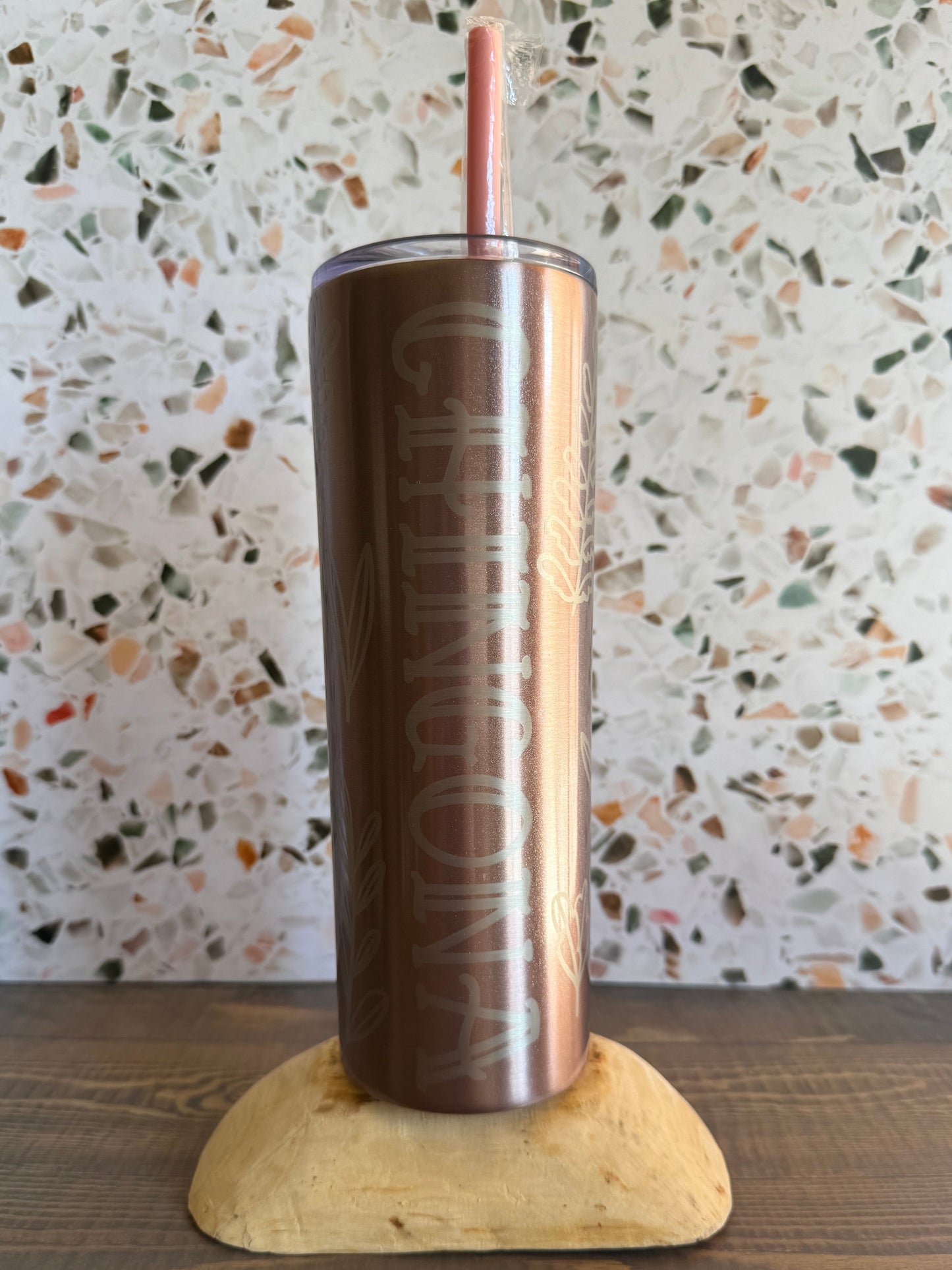 Chingona Floral Tumbler