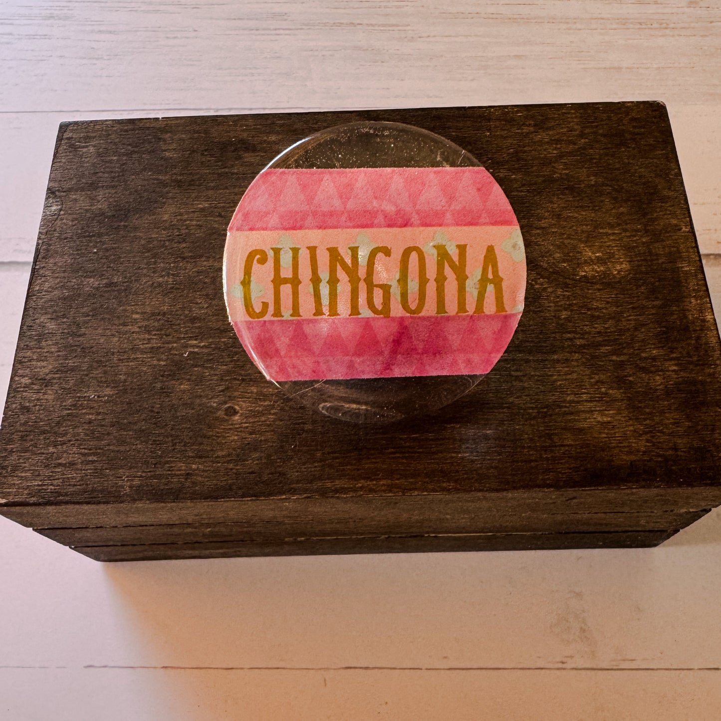 Chingona Resin Pins