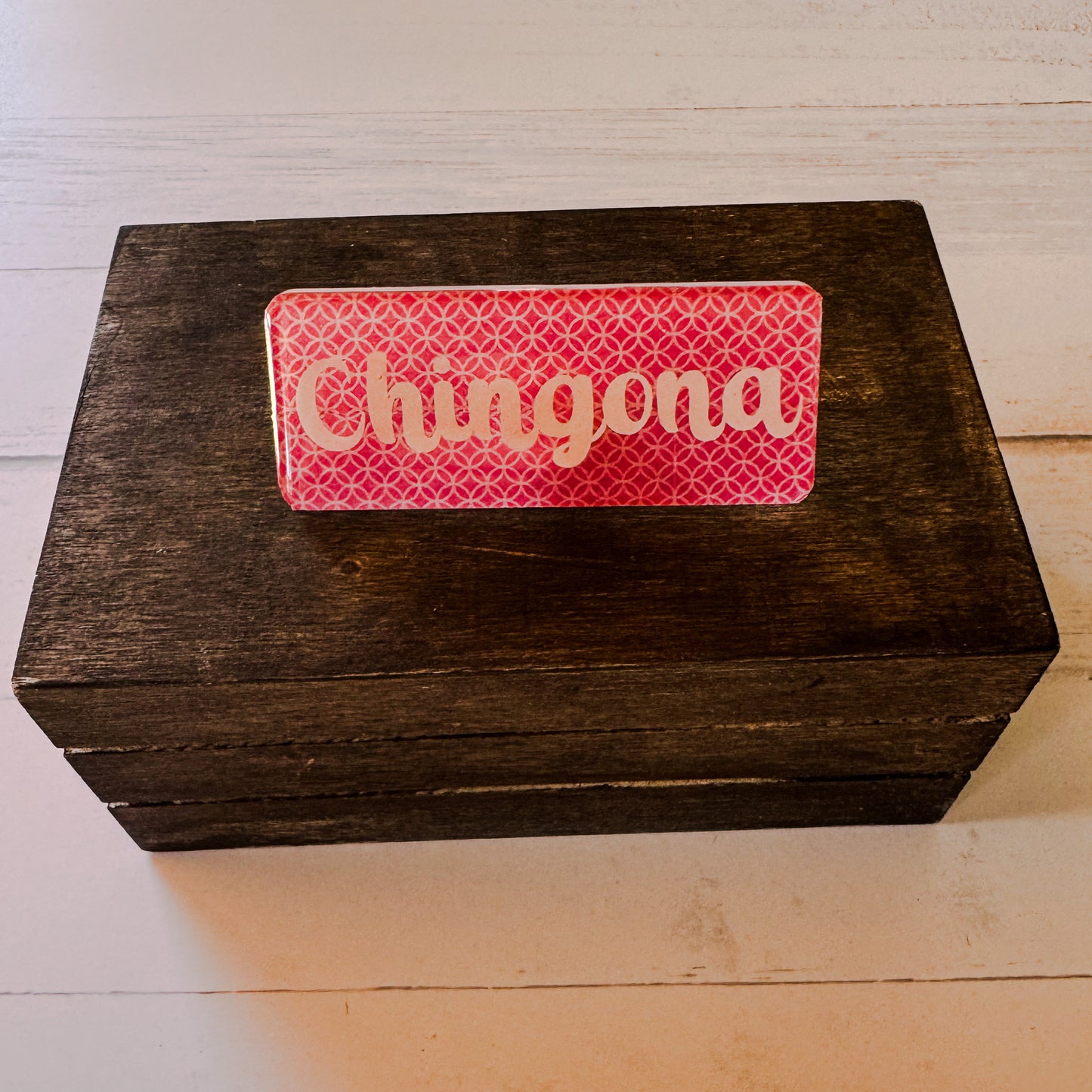 Chingona Resin Pins