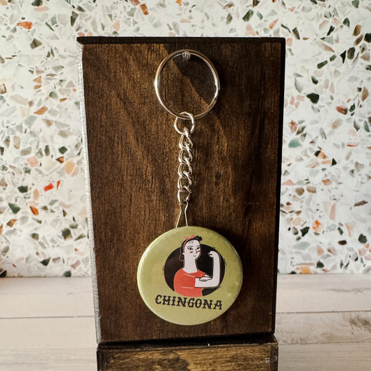 Chingona Bottle Opener Keychain