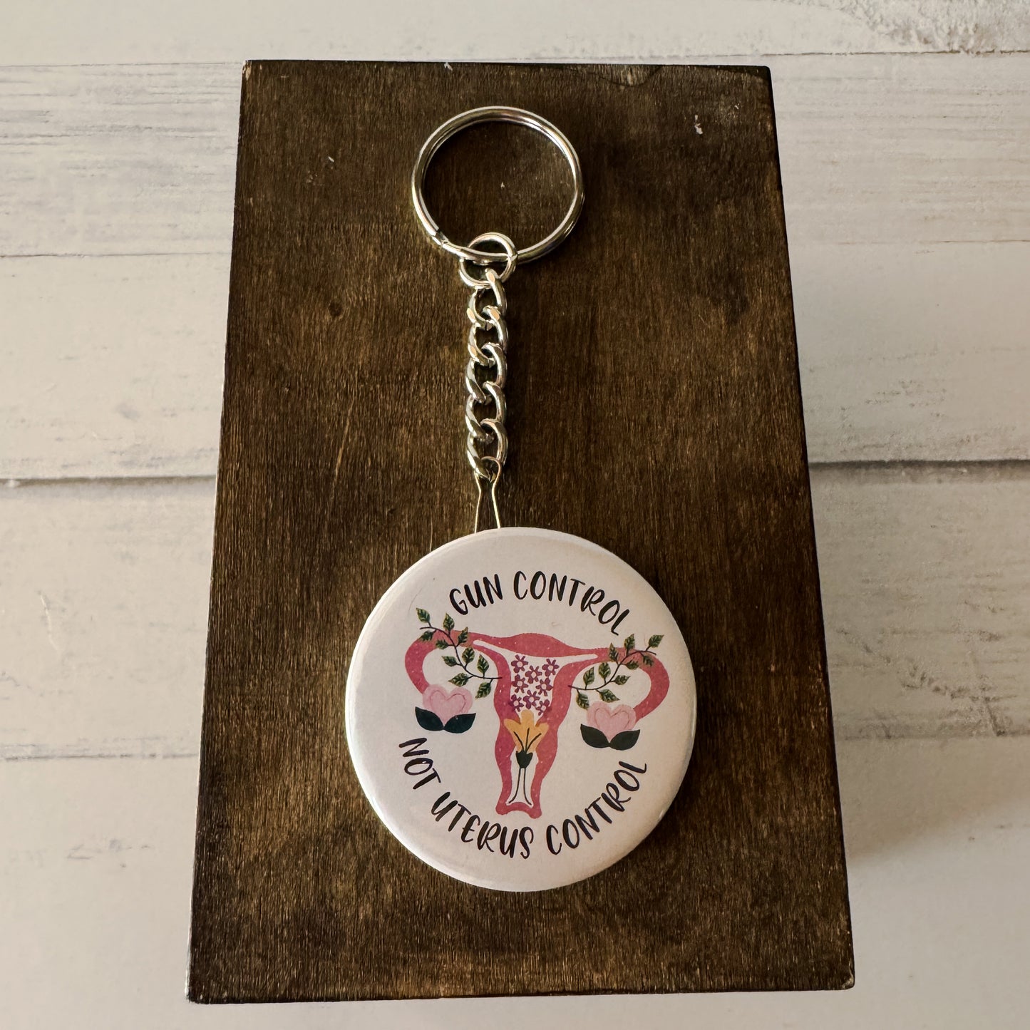 Gun Control not Uterus Control Bottle Opener Keychain