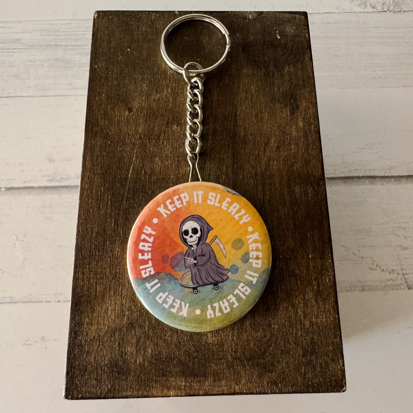 Keep It Sleazy Bottle Opener Keychain