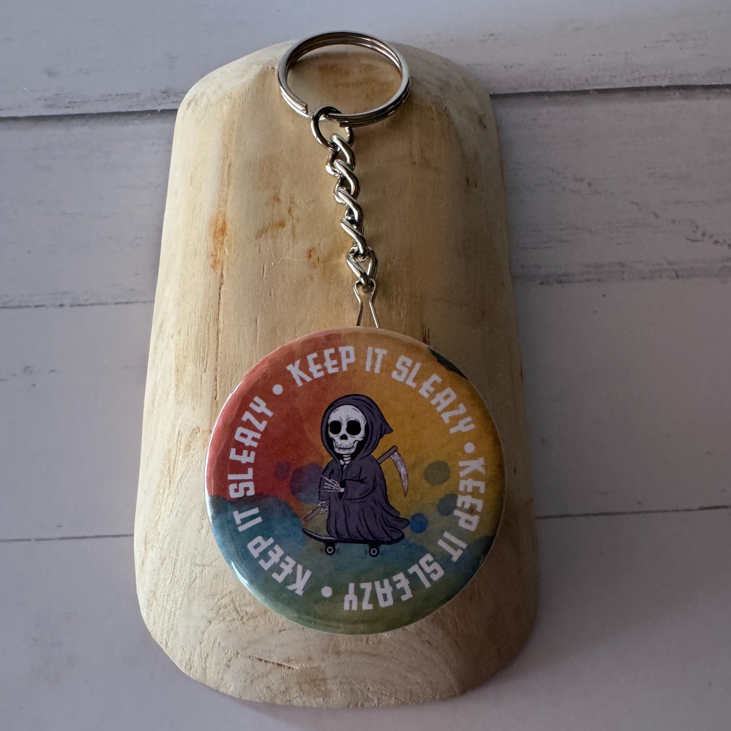 Keep It Sleazy Bottle Opener Keychain