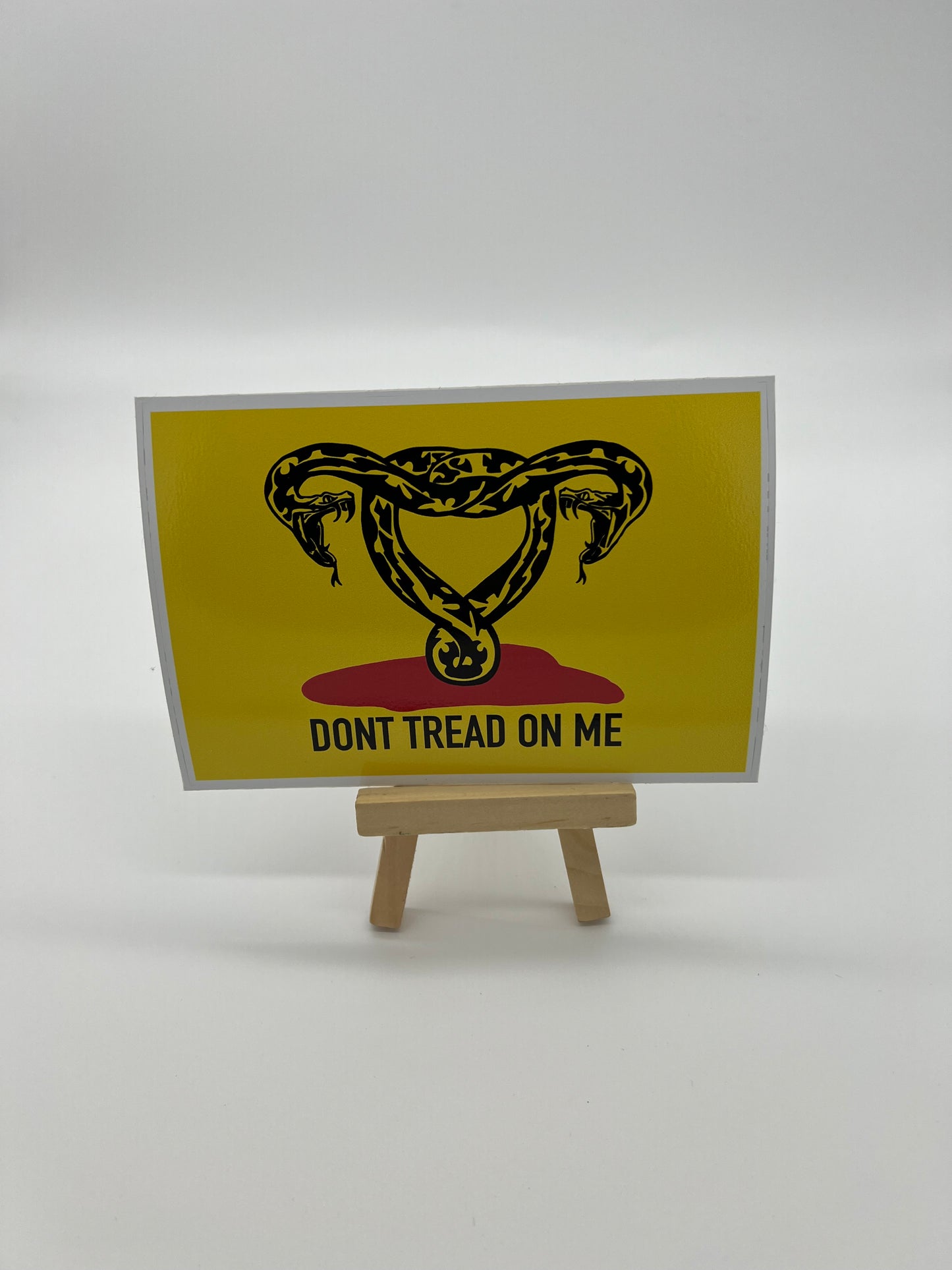 Dont Tread on Me Sticker and Bumper Sticker