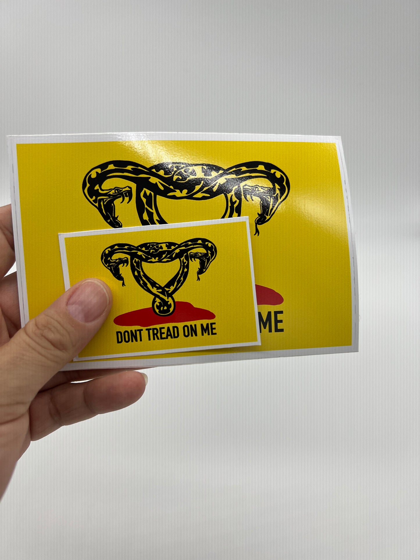 Dont Tread on Me Sticker and Bumper Sticker