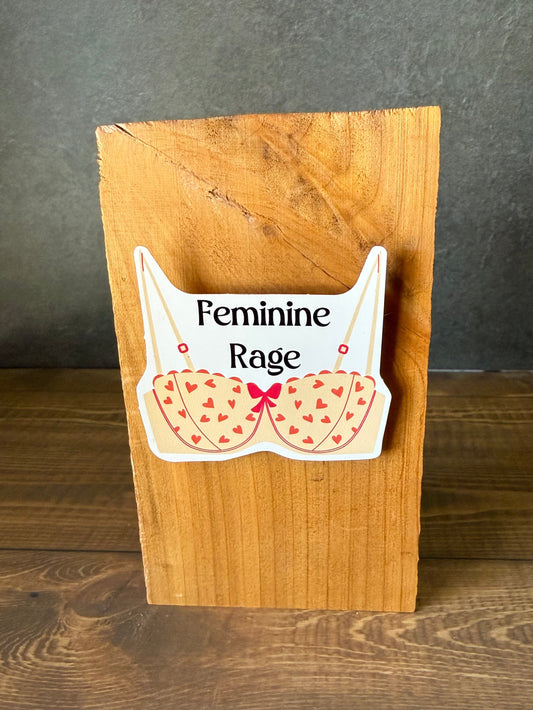 Feminine Rage Sticker