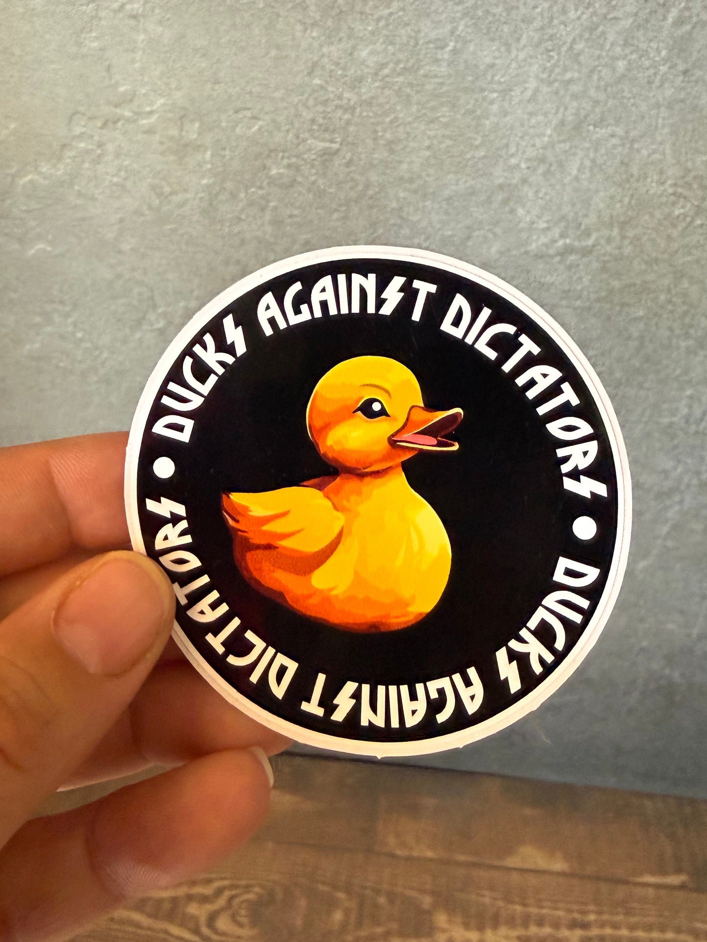 Ducks Against Dictators Sticker